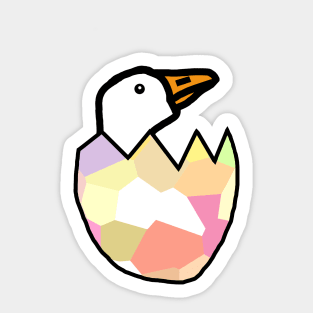 Baby Goose Easter Egg Sticker